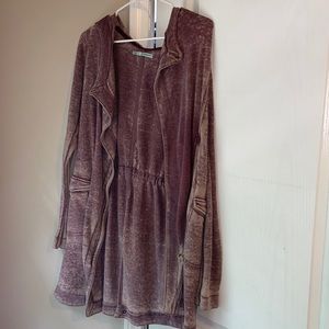Hooded cardigan